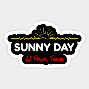 El Paso, Texas – Sunny Day Sticker